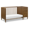 W4991L,Marley Convertible 3-in-1 Crib and Changer Combo in Walnut