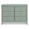 M12826LS,DaVinci,Charlie 6-Drawer Double Dresser in Light Sage