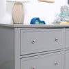 M5529G,DaVinci,Kalani 6-Drawer Double Wide Dresser in Grey Finish