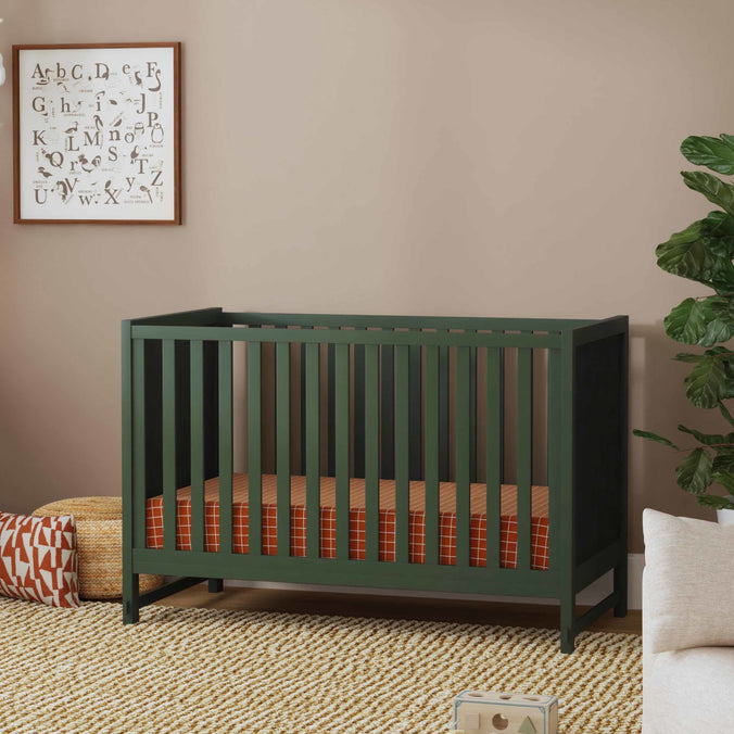 M24901FRGR,DaVinci,Margot 3-in-1 Convertible Crib in Forest Green