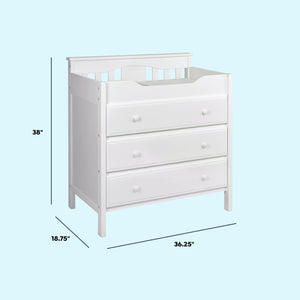 Jayden 3-Drawer Changer Dresser