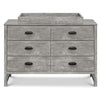 M13516CTG,DaVinci,Fairway 6-Drawer Double Dresser in Cottage Grey