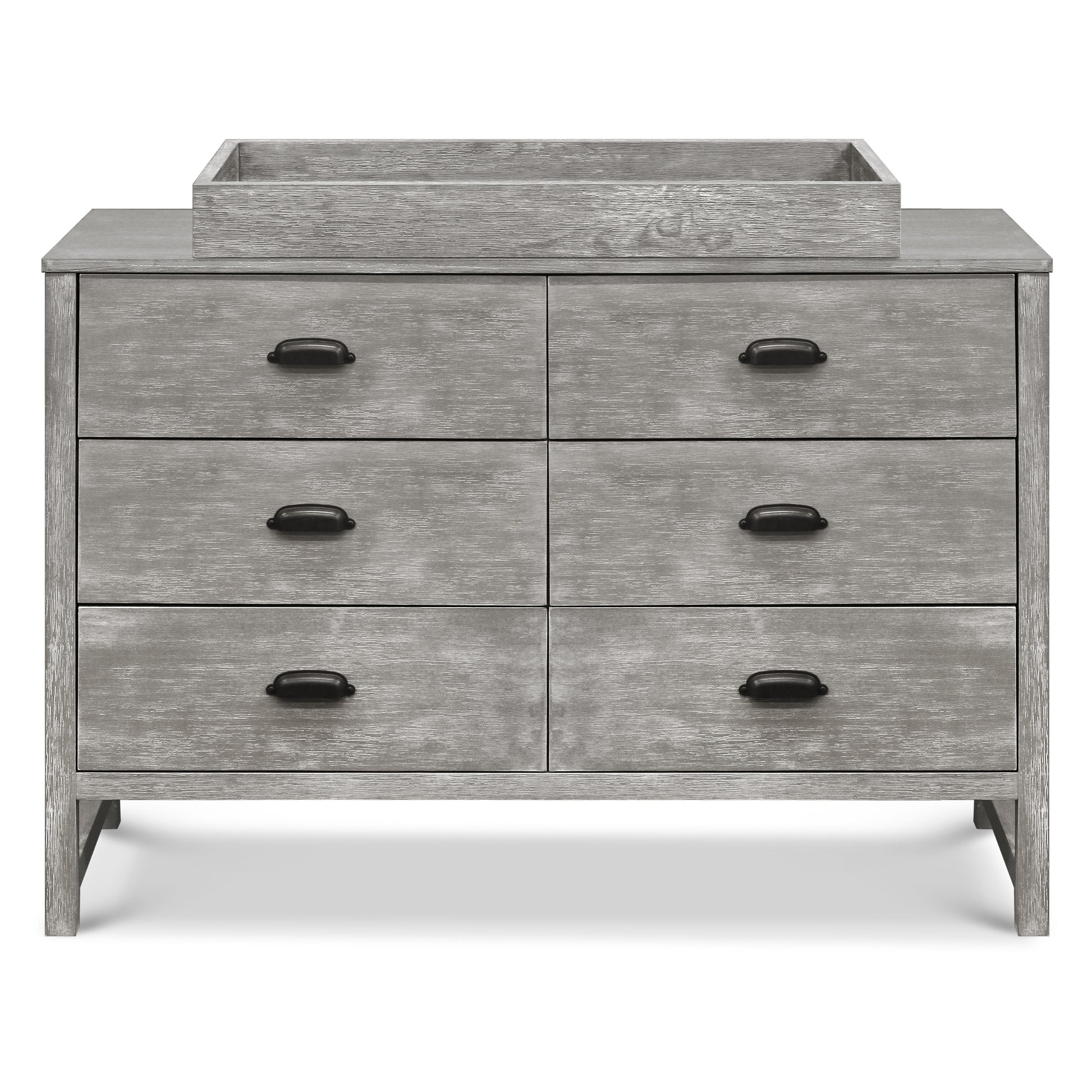 M13516CTG,DaVinci,Fairway 6-Drawer Double Dresser in Cottage Grey