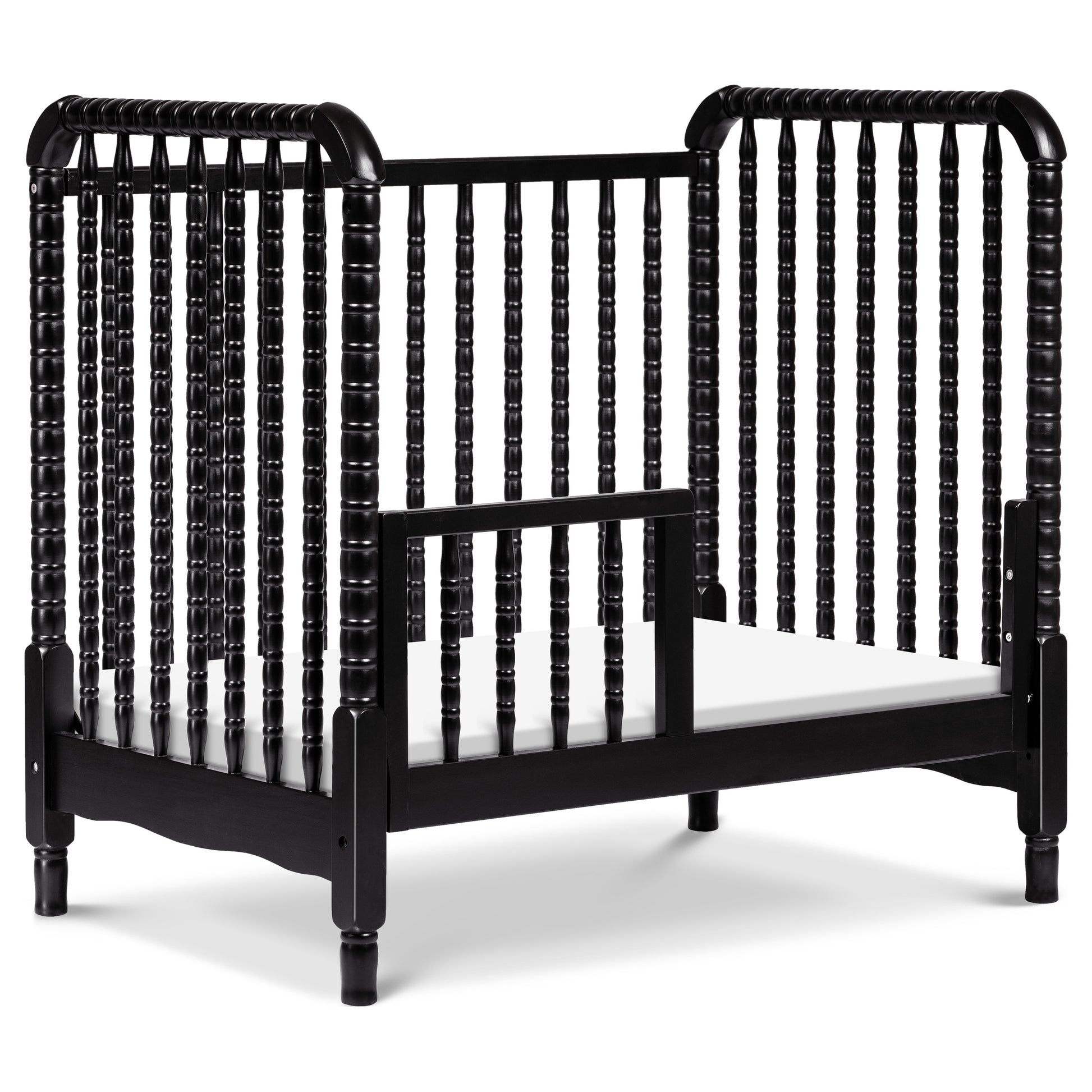 M7398E,DaVinci,Jenny Lind 3-in-1 Convertible Mini Crib in Ebony