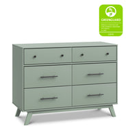 M22526LS,DaVinci,Otto 6-Drawer Dresser in Light Sage