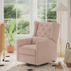 M22487PBPEW,DaVinci,Everly Recliner in Performance Pale Blush Pink Eco-Weave