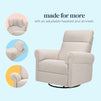 M24386BH,DaVinci,Suzy Flex Swivel Recliner w/ Adj. Arms & Headrest in Beach