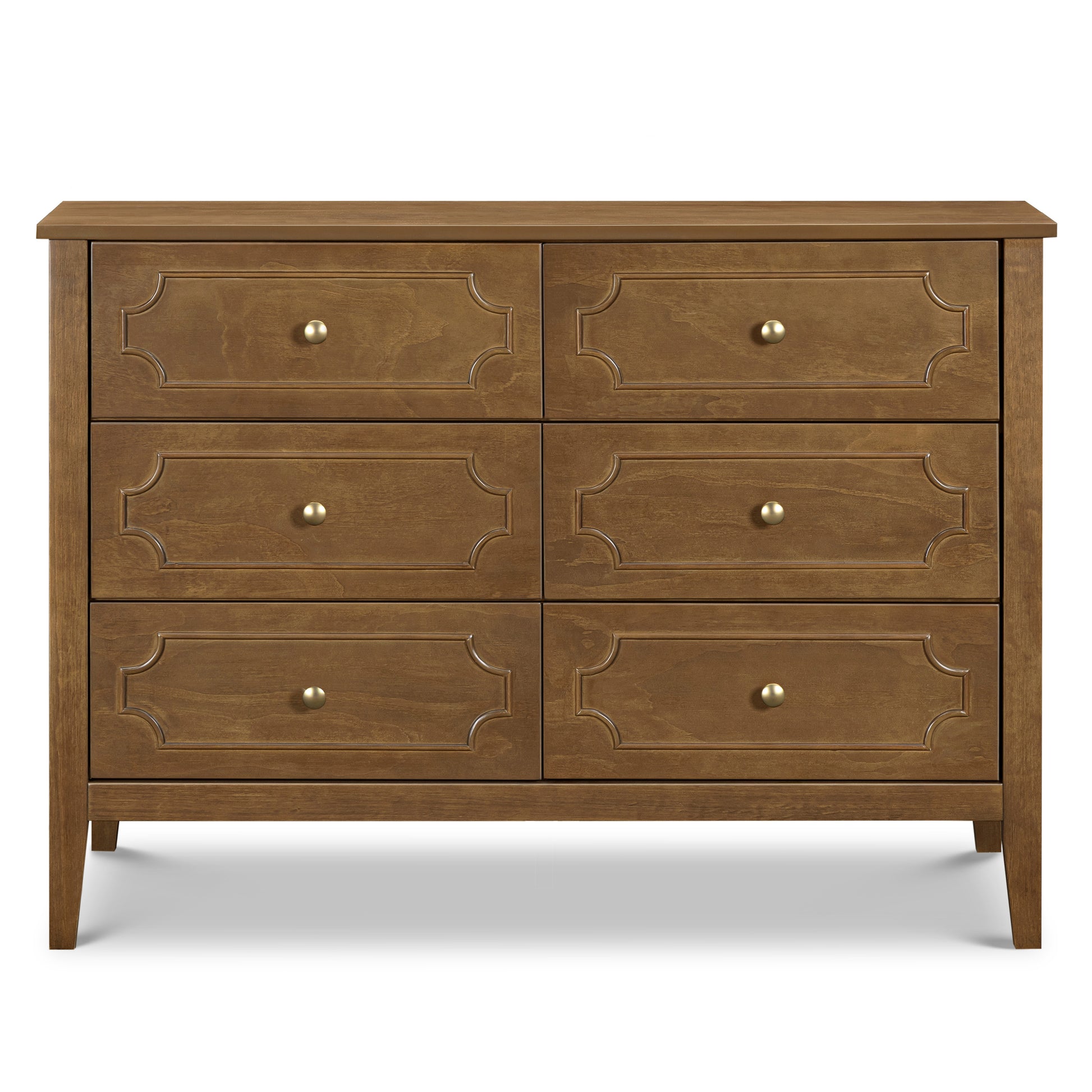 M11426L,DaVinci,Chloe Regency 6-Drawer Dresser in Walnut