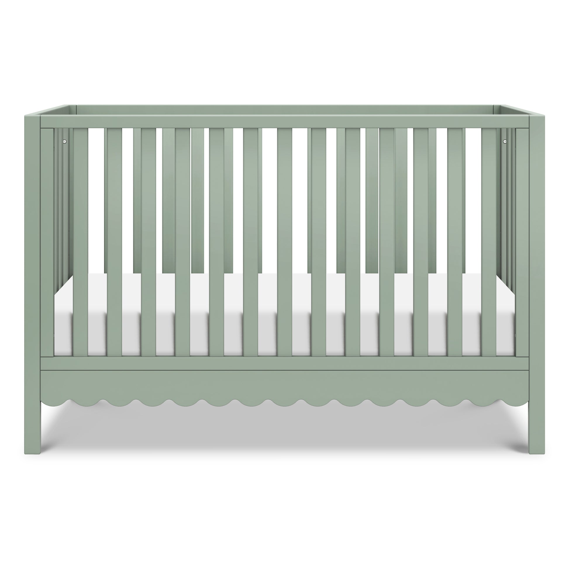 M27801LS,Sammy Scallop 4-in-1 Convertible Crib in Light Sage