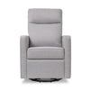 M19787MIG,DaVinci,Gabby Pillowback Swivel Glider in Misty Grey