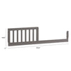 M3099SL,The MDB Family,Toddler Bed Conversion Kit in Slate/Manor Grey Finish