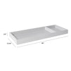 M0619GG,The MDB Family,Universal Wide Removable Changing Tray in Fog Grey