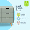 W4926LSHY,Marley 6-Drawer Double Dresser in Light Sage & Honey