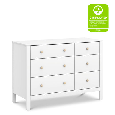 F30326WNX,Carter's,Marisol 6-Drawer Dresser in White/Washed Natural