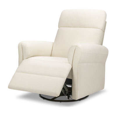 M24386VN,DaVinci,Suzy Flex Swivel Recliner w/ Adj. Arms & Headrest in Vanilla