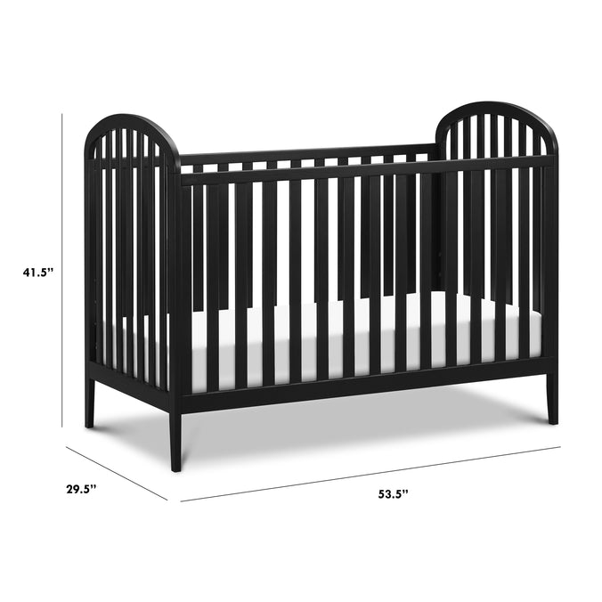 M23901E,DaVinci,Beau 3-in-1 Convertible Crib in Ebony