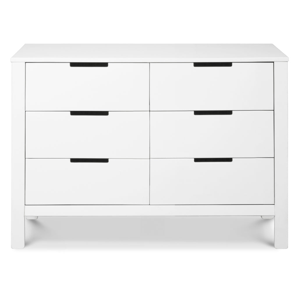 F11926W,Colby 6-Drawer Double Dresser in White