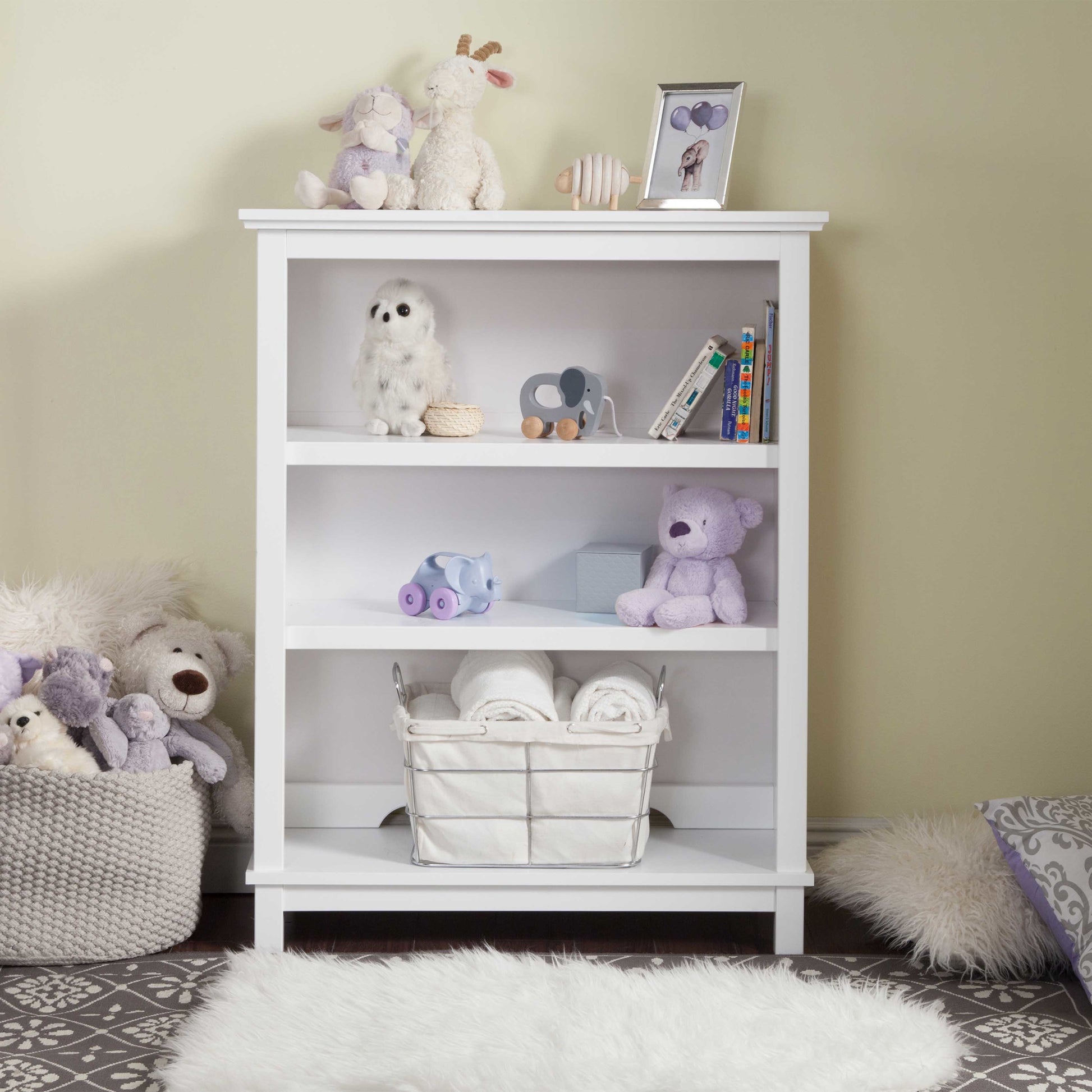 M4309W,DaVinci,Autumn Bookcase / Hutch in White Finish