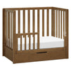 F11981L,Carter's,Colby 4-in-1 Convertible Mini Crib w/ Trundle in Walnut