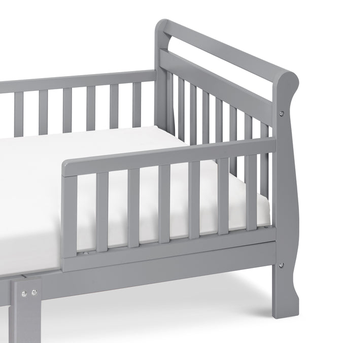 M2990G,DaVinci,Sleigh Toddler Bed in Grey Finish