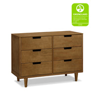 W4926L,Marley 6-Drawer Double Dresser in Walnut