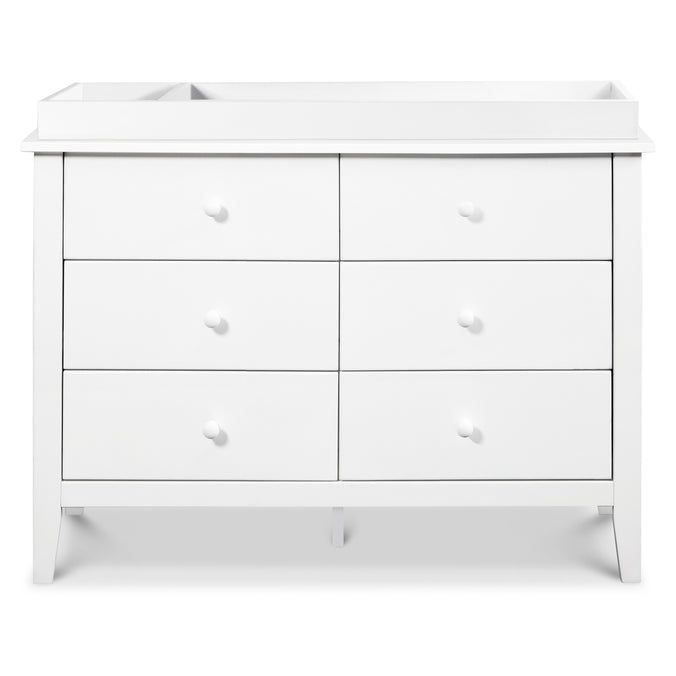 F11526W,Carter's,Morgan 6-Drawer Double Dresser in White