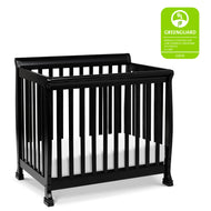 M5598E,DaVinci,Kalani 4-in-1 Convertible Mini Crib in Ebony