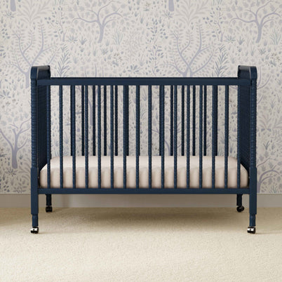 M7391V,DaVinci,Jenny Lind Stationary Crib in Navy Blue Finish