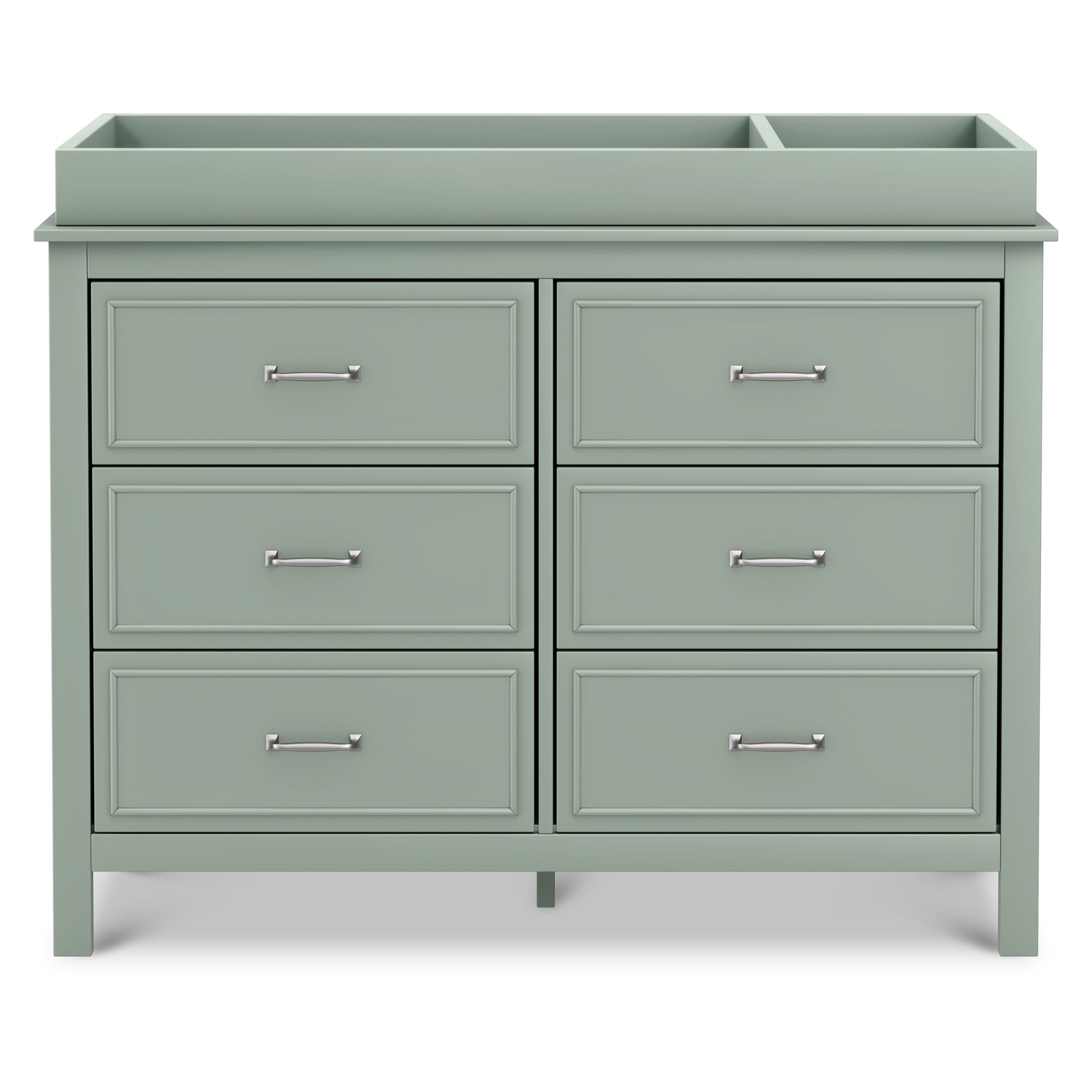 M12826LS,DaVinci,Charlie 6-Drawer Double Dresser in Light Sage