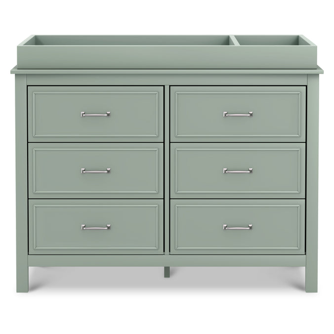 M12826LS,Charlie 6-Drawer Double Dresser in Light Sage