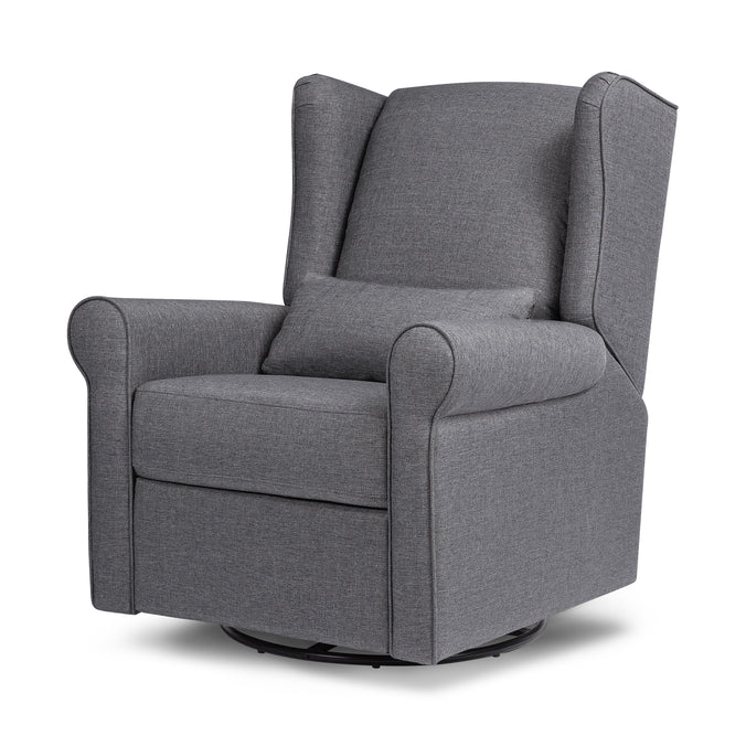 M21887SHG,DaVinci,Hayden Recliner and Swivel Glider in Shadow Grey