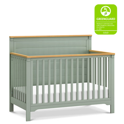 M27201LSHY,DaVinci,Shea 4-in-1 Convertible Crib in Light Sage and Honey