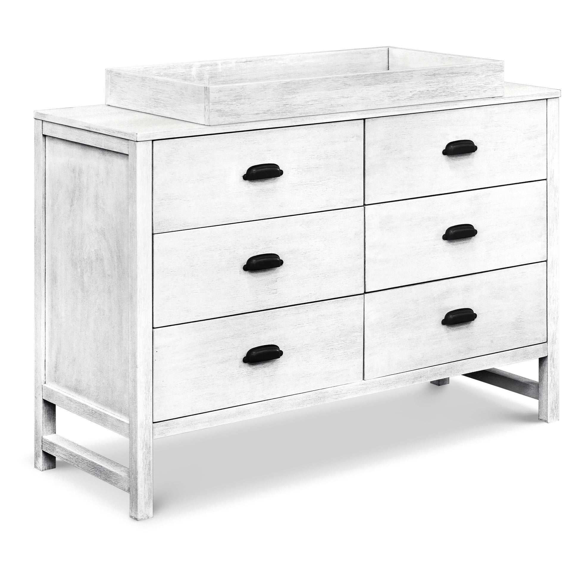 M13516CGW,DaVinci,Fairway 6-Drawer Double Dresser in Cottage White