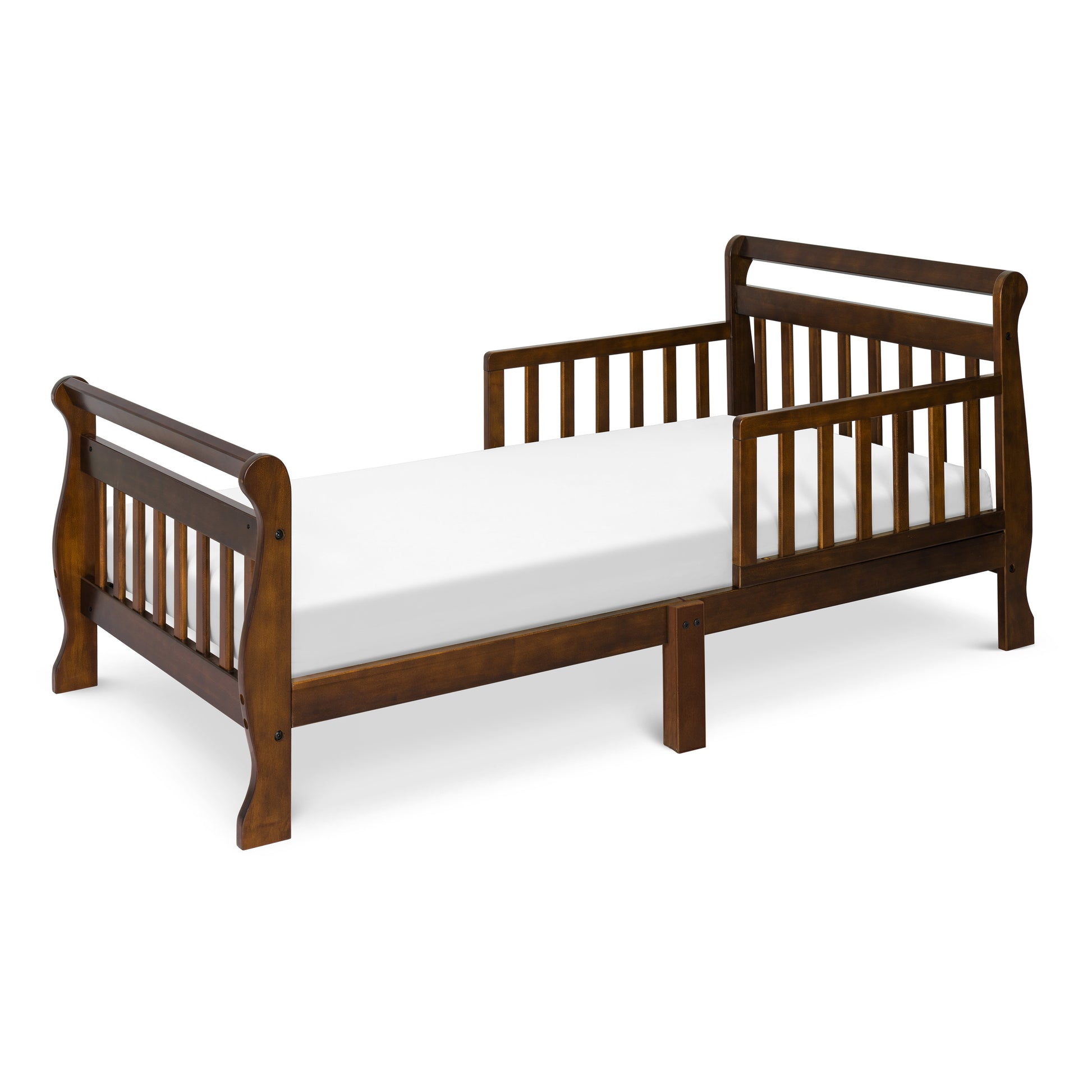 M2990Q,DaVinci,Sleigh Toddler Bed in Espresso Finish
