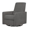 M10887GY,DaVinci,Piper Recliner in Dark Grey Finish w/Dark Grey Piping