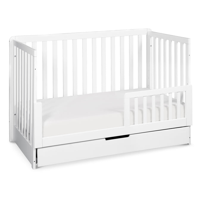 F11951W,Carter's,Colby 4-in-1 Convertible Crib w/ Trundle Drawer in White