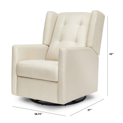 M21287NO,Maddox Recliner and Swivel Glider in Natural Oat