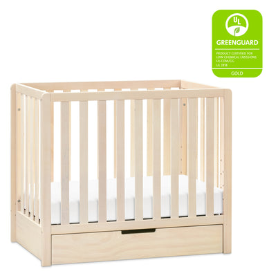 F11981NX,Carter's,Colby 4-in-1 Convertible Mini Crib w/ Trundle in Washed Natural