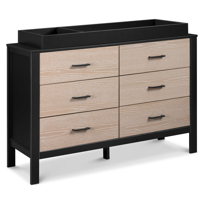 F23226ECWD,Carter's,Radley 6-Drawer Dresser in Ebony & Coastwood