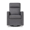 M19787SHG,DaVinci,Gabby Pillowback Swivel Glider in Shadow Grey