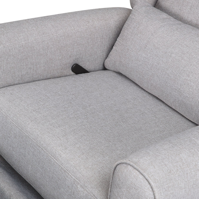 M21887MIG,DaVinci,Hayden Recliner and Swivel Glider in Misty Grey