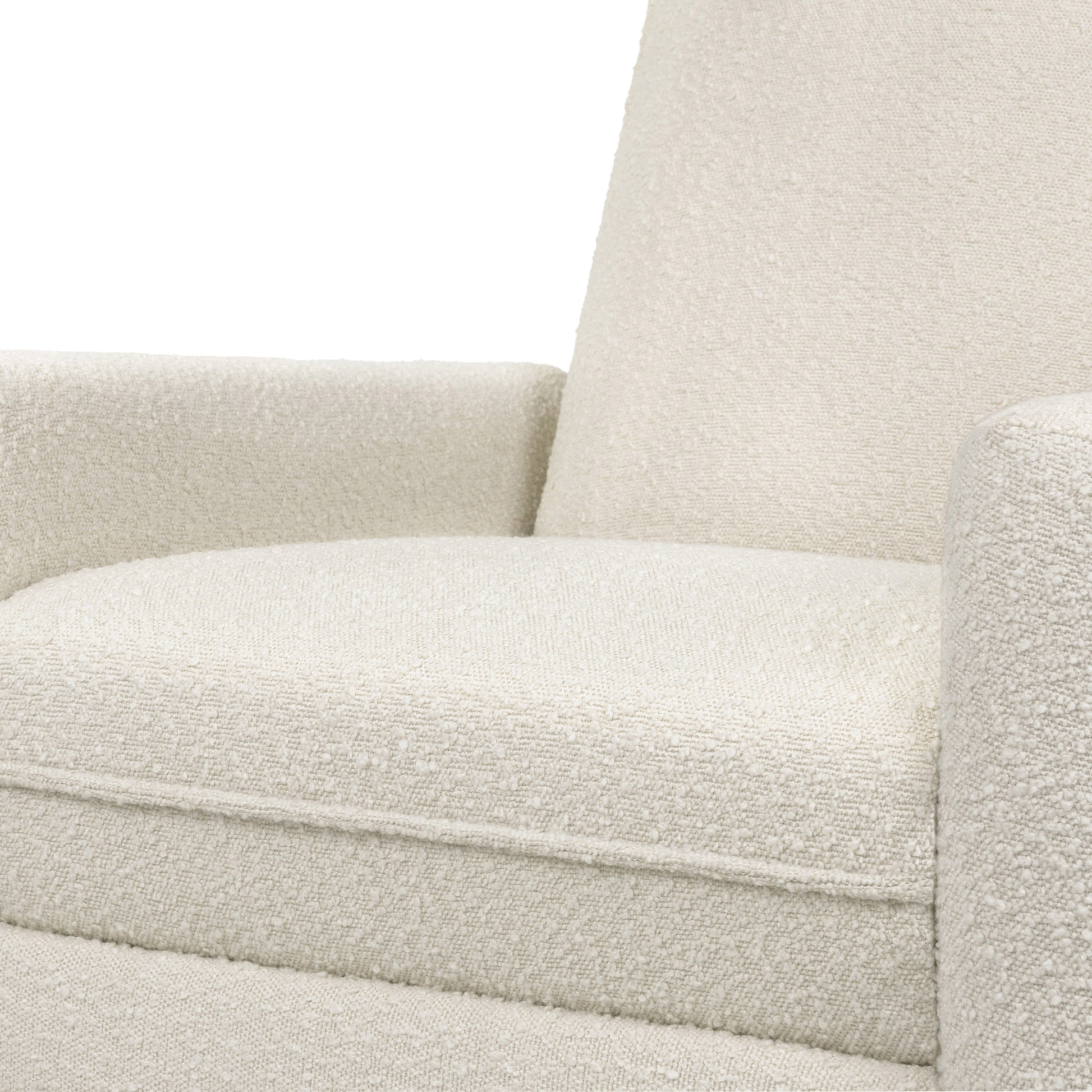 M19387WB,DaVinci,Penny Swivel Recliner in Ivory Boucle