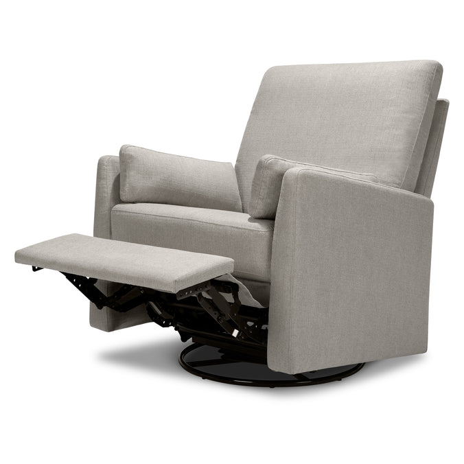 F24687PFTGRY,Carter's,Ethan Swivel Recliner in Performance Grey Linen