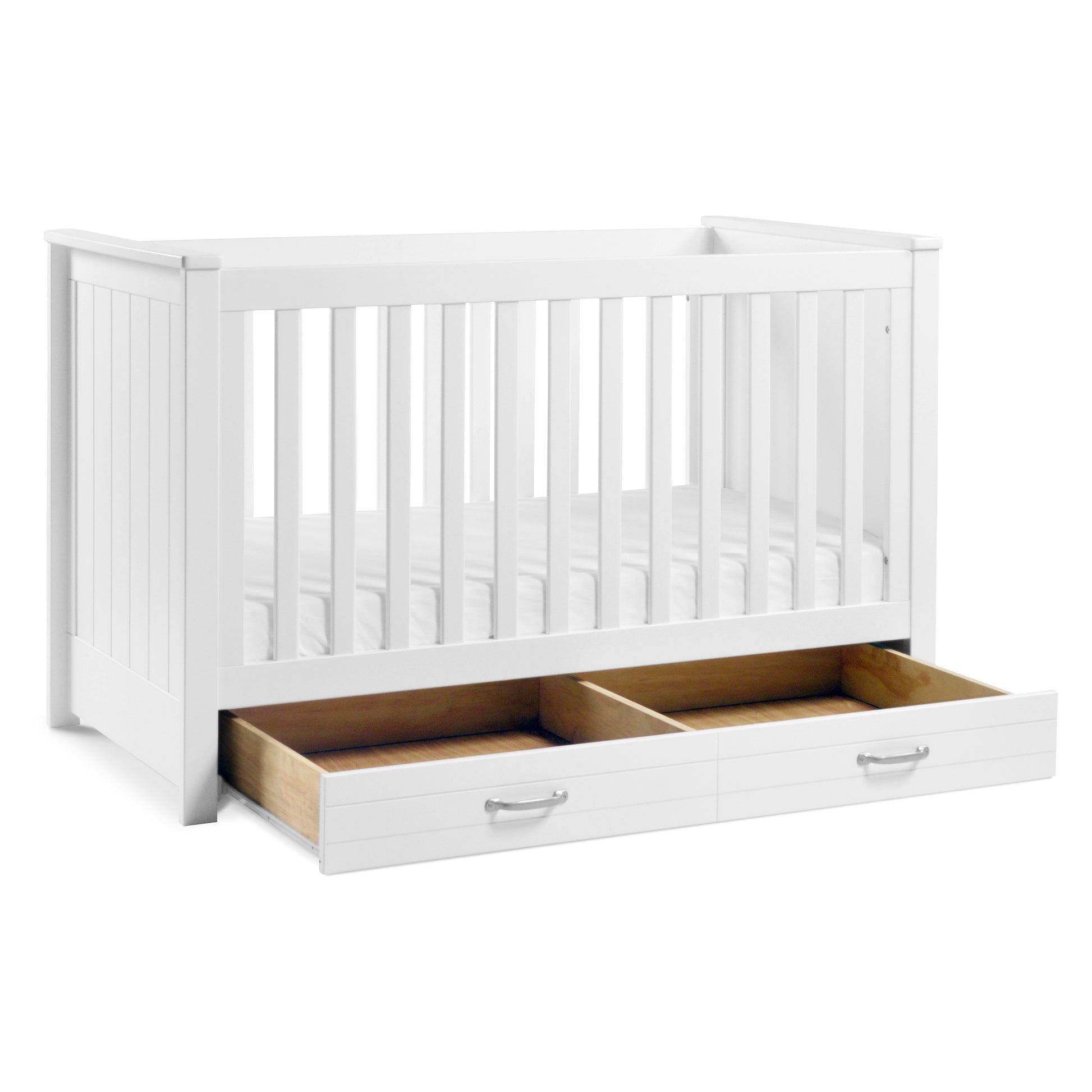 M13801W,DaVinci,Asher 3-in-1 Convertible Crib in White Finish