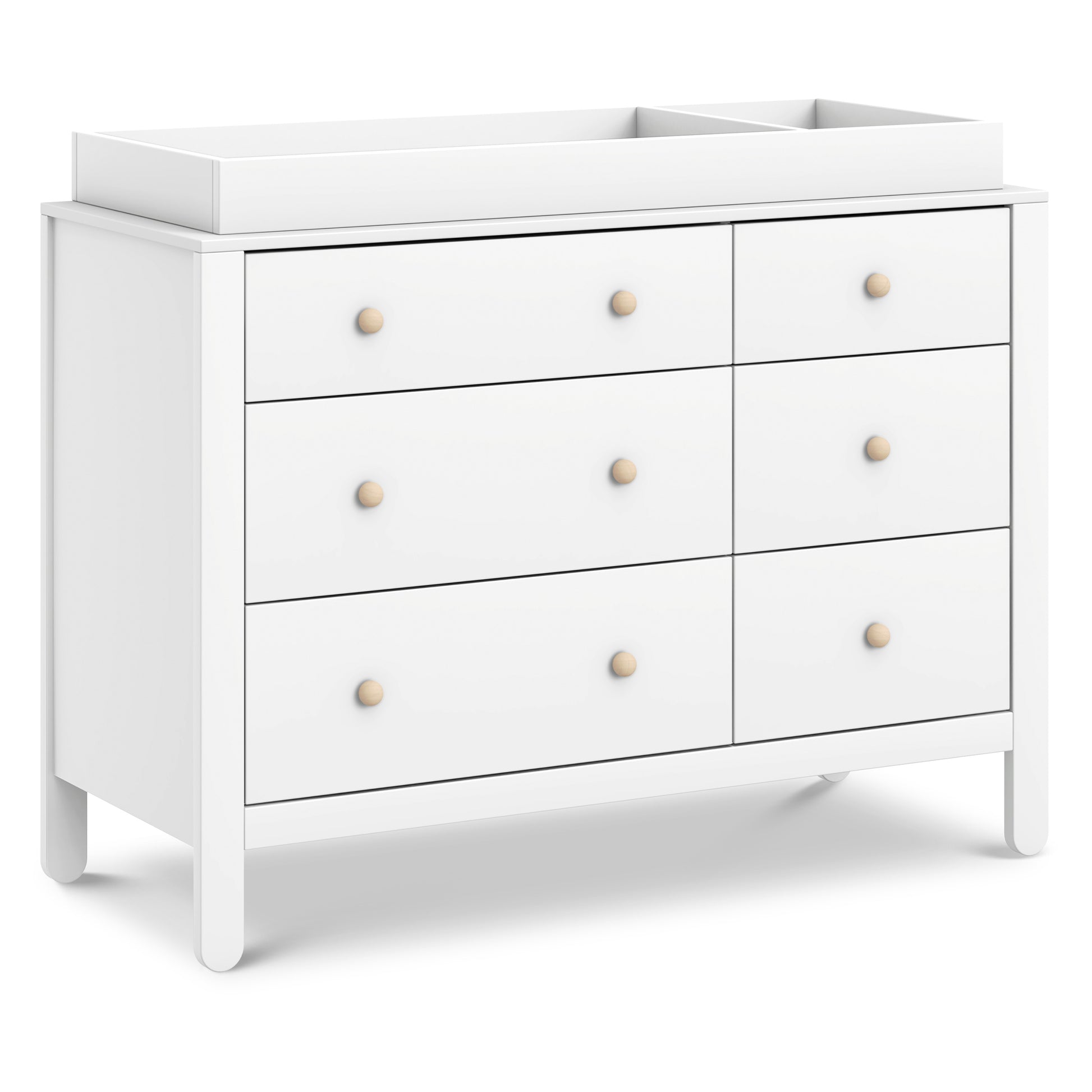 F30326WNX,Carter's,Marisol 6-Drawer Dresser in White/Washed Natural