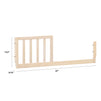 M20399NX,The MDB Family,Mini Toddler Bed Conversion Kit in Washed Natural