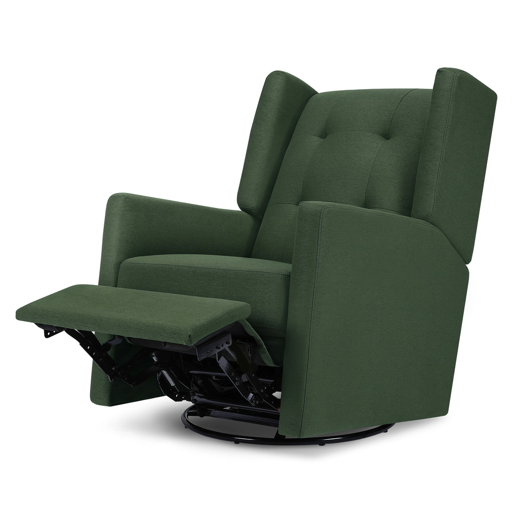 M21287PNG,Maddox Recliner and Swivel Glider in Pine Green
