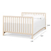 M5789NX,The MDB Family,Hidden Hardware Twin/Full Size Bed Conversion Kit In Washed Natural