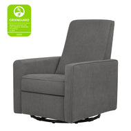 M10887GY,DaVinci,Piper Recliner in Dark Grey Finish w/Dark Grey Piping