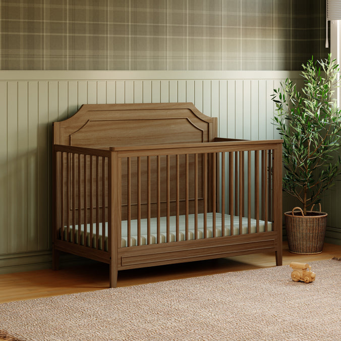 M11441L,DaVinci,Chloe Regency 4-in-1 Convertible Crib in Walnut